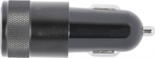 KFZ-Ladestecker 'Strong' aus ABS-Kunststoff ink. USB & USB-C